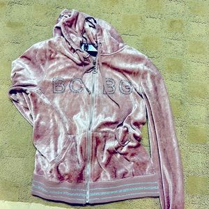 Soft sweatshirt jacket with hoodie